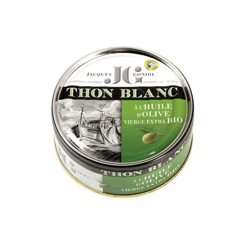 Thon blanc à l'huile d'olive bio 160g