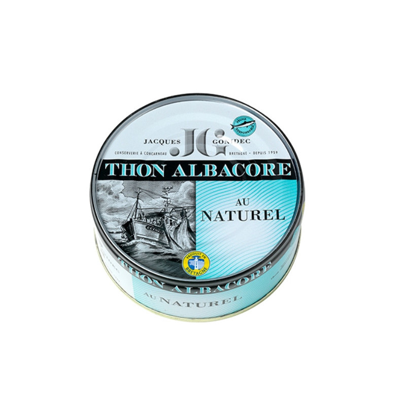 Thon albacore au naturel 160g (112g PNE)