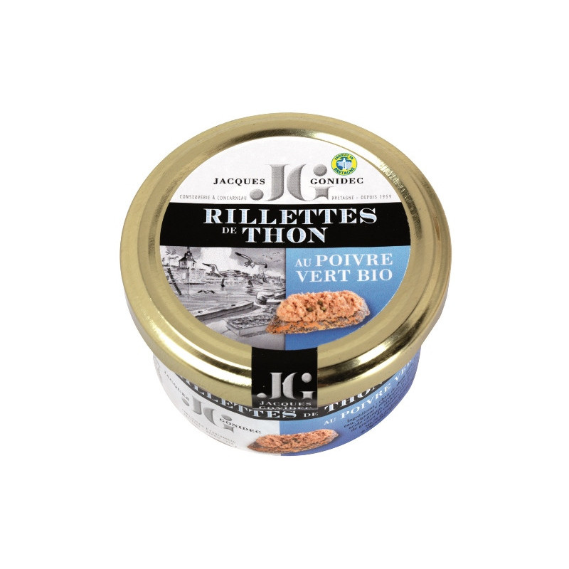 Rillettes thon au poivre vert 90g