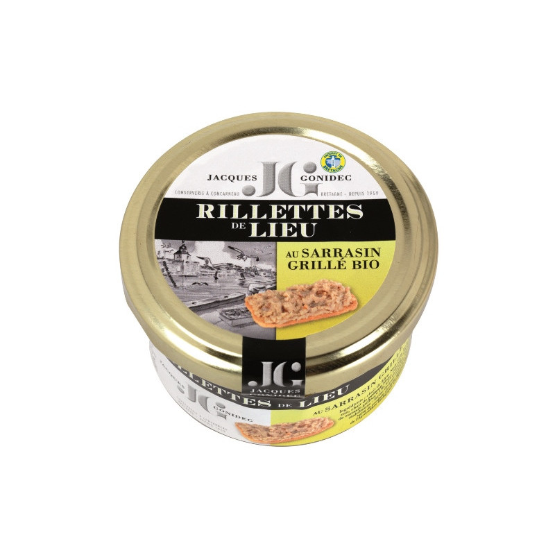 Rillettes de lieu au sarrasin 90g