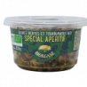 Olives vertes et noires entières, spécial apéritif en pot, 250g