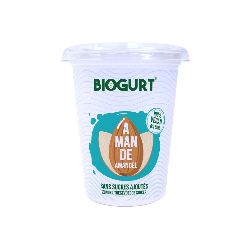 Biogurt amande sans sucres ajoutés, 100% végan 400g