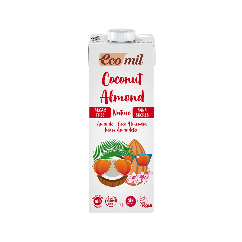 Lait de coco à l'amande sans sucres 1l