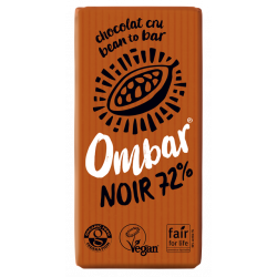 Chocolat cru végan 72% de...