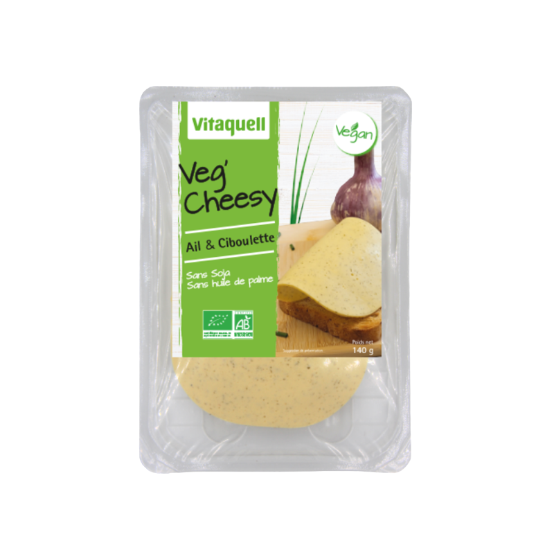 Tranche ciboulette ail végan 140g