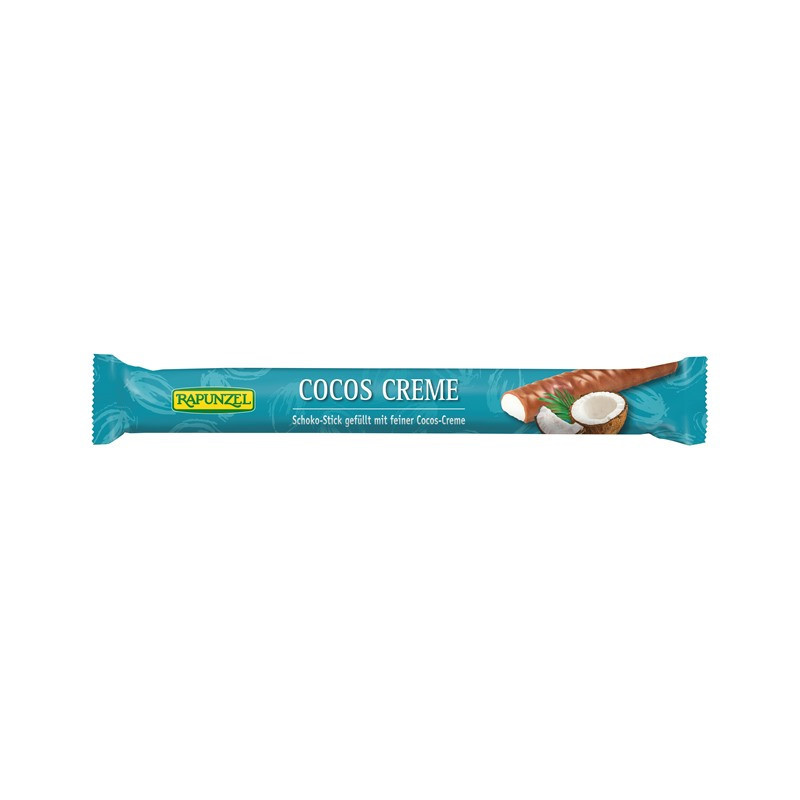 Bâtonnet enrobé de chocolat au lait, crème de coco 22g