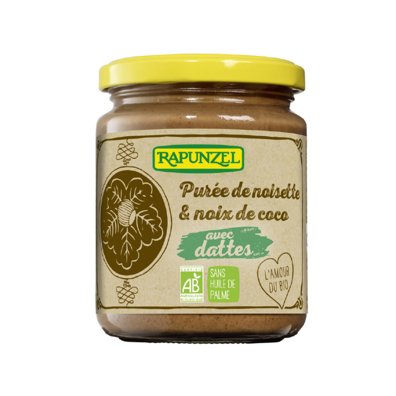 Purée de noisettes, noix de coco et datte 250g