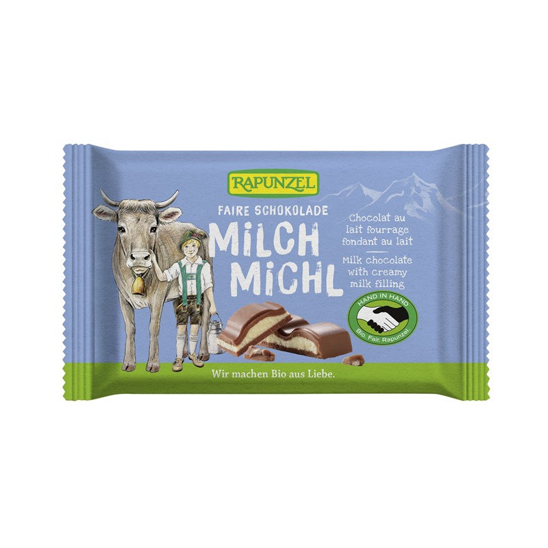 Chocolat au lait fourrage fondant au lait 100g