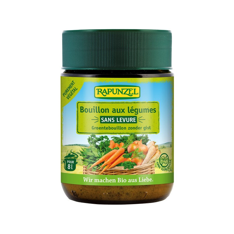 Bouillon aux légumes sans levure en poudre 160g