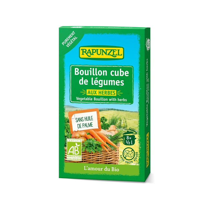 Bouillon cube de légumes aux herbes 84g