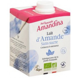 Lait d'amande sans sucre,...