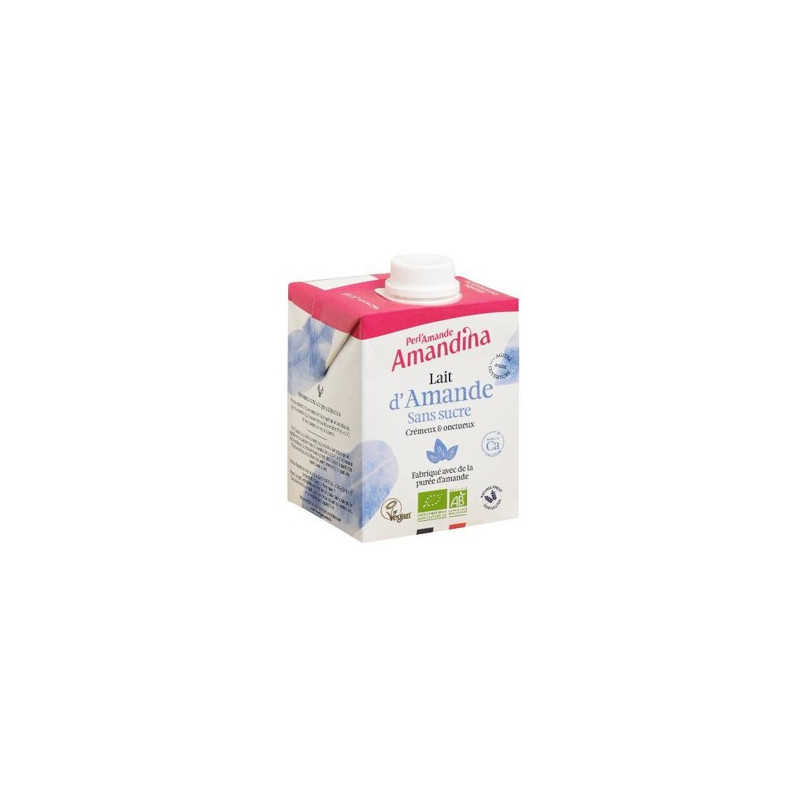 Lait d'amande sans sucre, Amandina 50cl