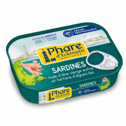 Sardine pêche responsable" au tartare d'algues bio 135g"