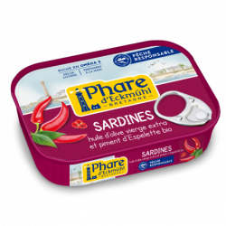 Sardine pêche responsable" au piment d'Espelette bio 135g"