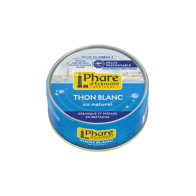 Thon blanc germon pêche responsable" au naturel 112g PNE"