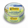 Thon blanc émietté pêche responsable", mariné au citron vert basilic bio 115g"