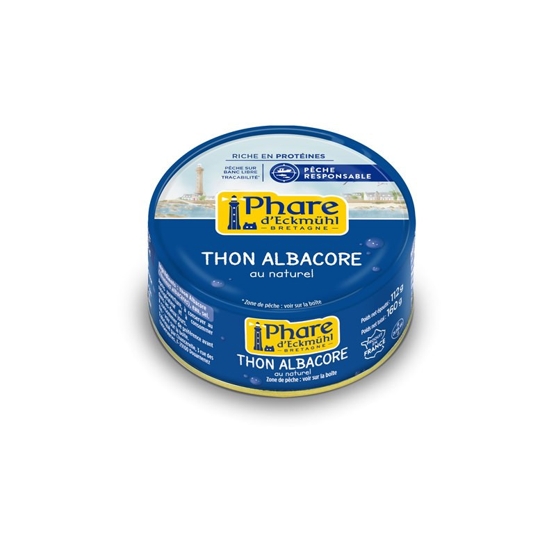 Thon albacore pêche responsable" au naturel 112g (PNE)"