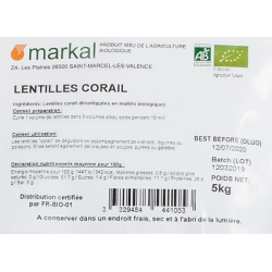 Lentille corail 5kg