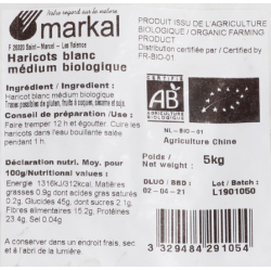 Haricot blanc médium 5kg