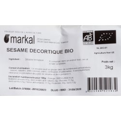 Sésame décortiqué 3kg