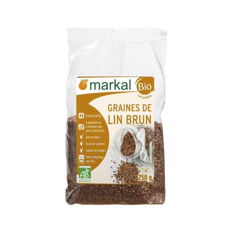 Graines de lin brun 250g