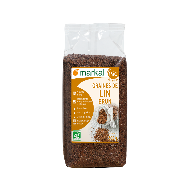 Graines de lin brun 500g