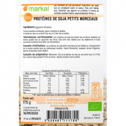 Soja texturé 175g (petits morceaux)