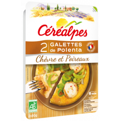 Galette polenta chèvre &...