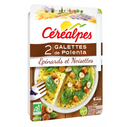 Galette polenta épinards et...