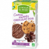 Cookies nappés au chocolat noir et pépites de chocolat noir 175g, végan