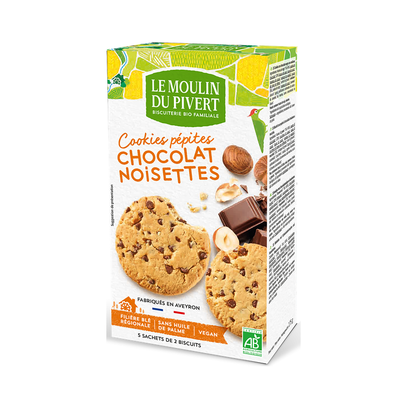 Cookie pépites de chocolat 175g, végan