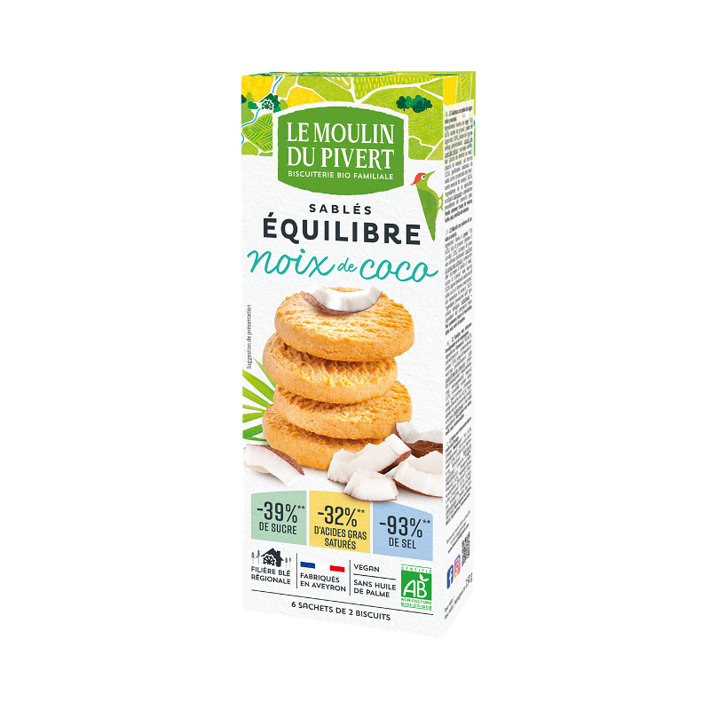 Equi'libre coconut 150g, végan