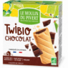 Twibio fourré chocolat 150g, végan