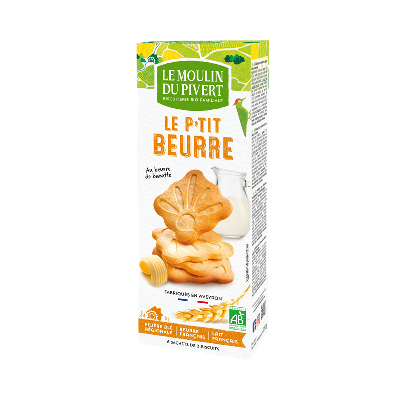 P'tit beurre au beurre frais et lait cru 155g