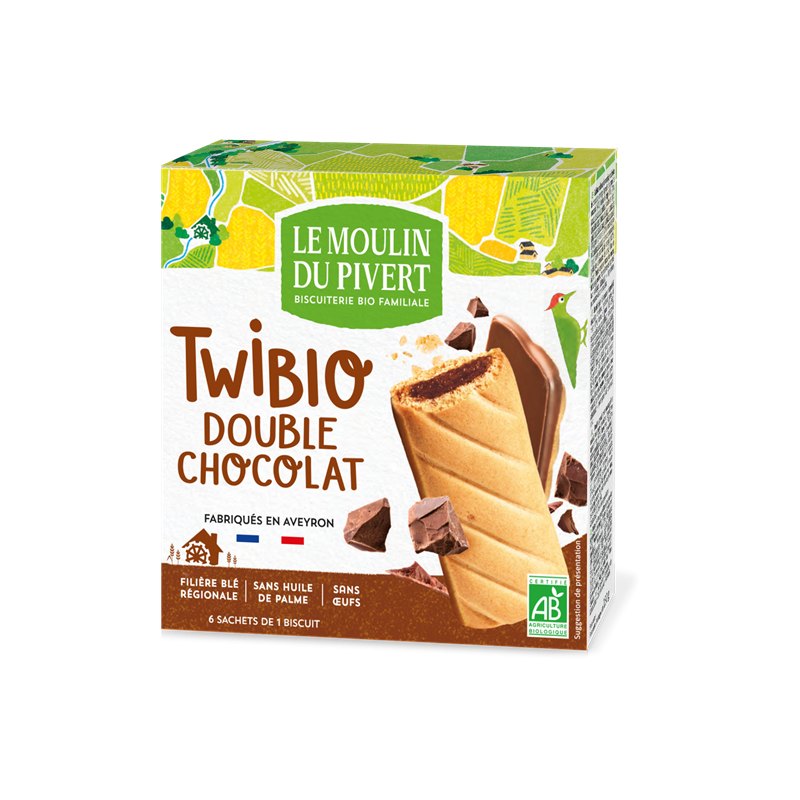 Twibio double chocolat 150g