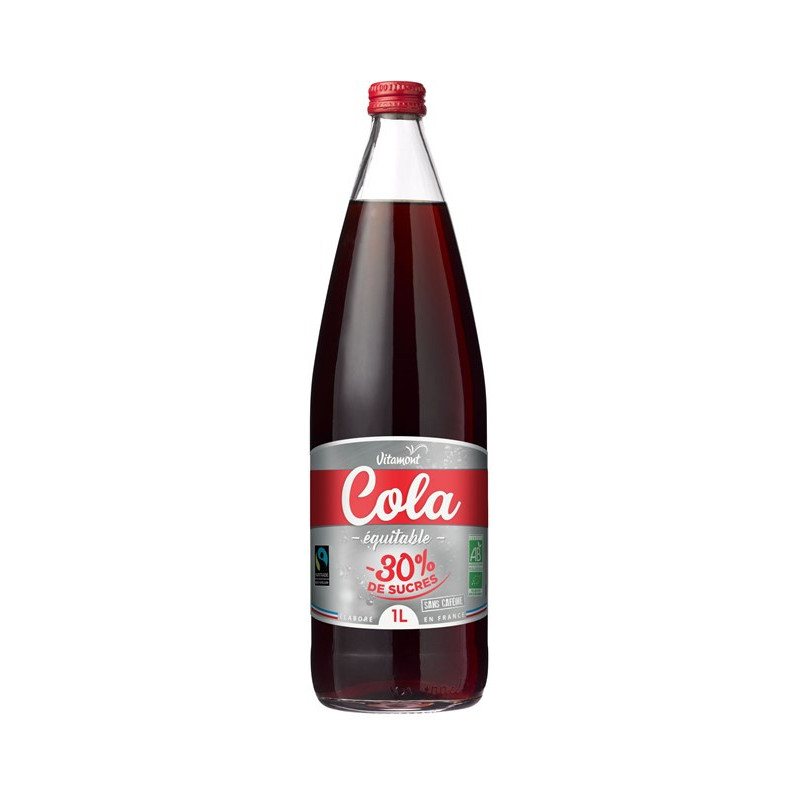 Cola Equitable avec moins 30% de sucre 1l