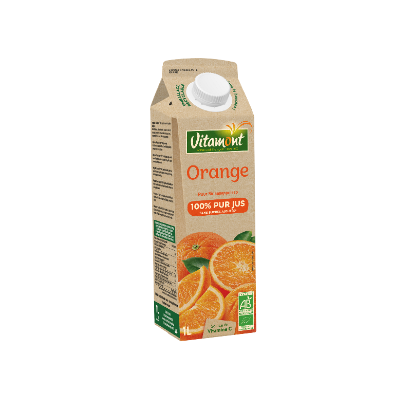 Tétra pur jus d'orange 1l