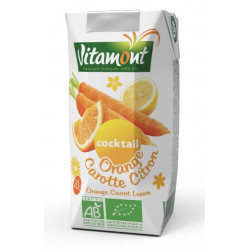 Tétra cocktail orange, carotte, citron 20cl, pack de 6