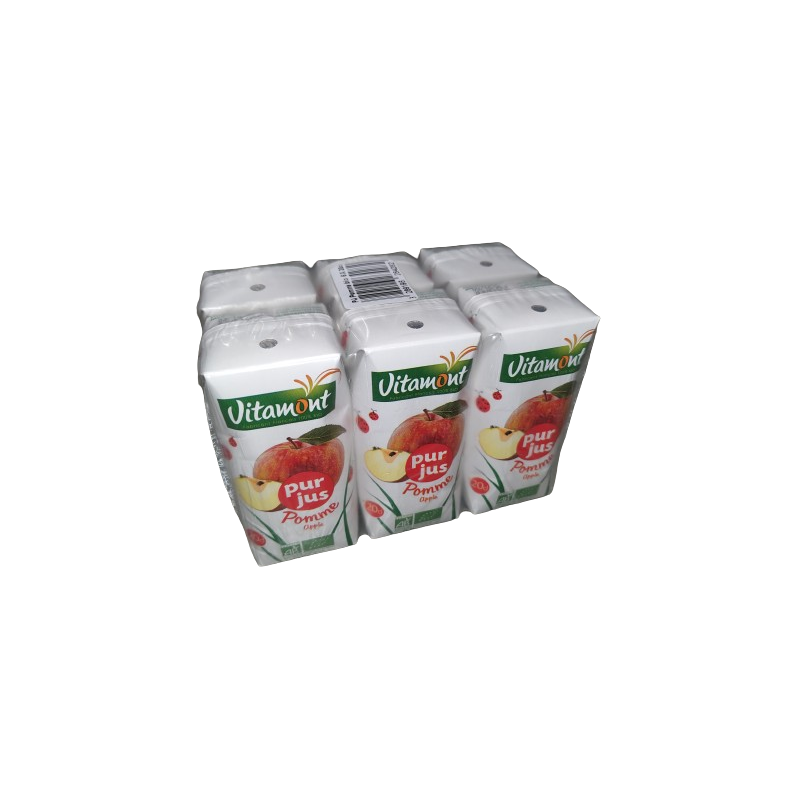 Tétra pur jus pomme 20cl, pack de 6