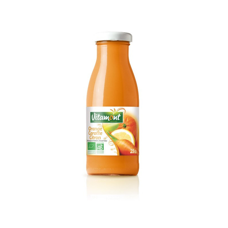 Mini jus d'orange, carotte, citron 25cl