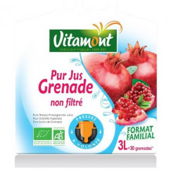 Pur jus de grenade non filtré, fontaine souple 3l