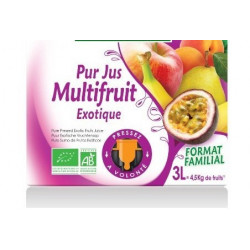 Pur jus multifruit, fontaine souple 3l