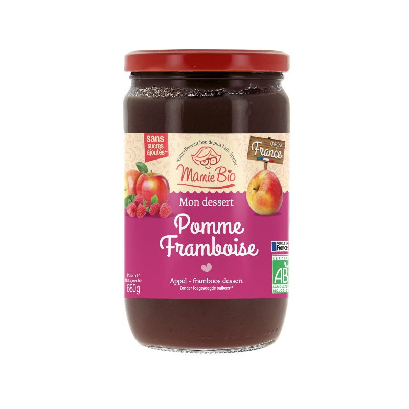 Dessert pomme framboise 680g