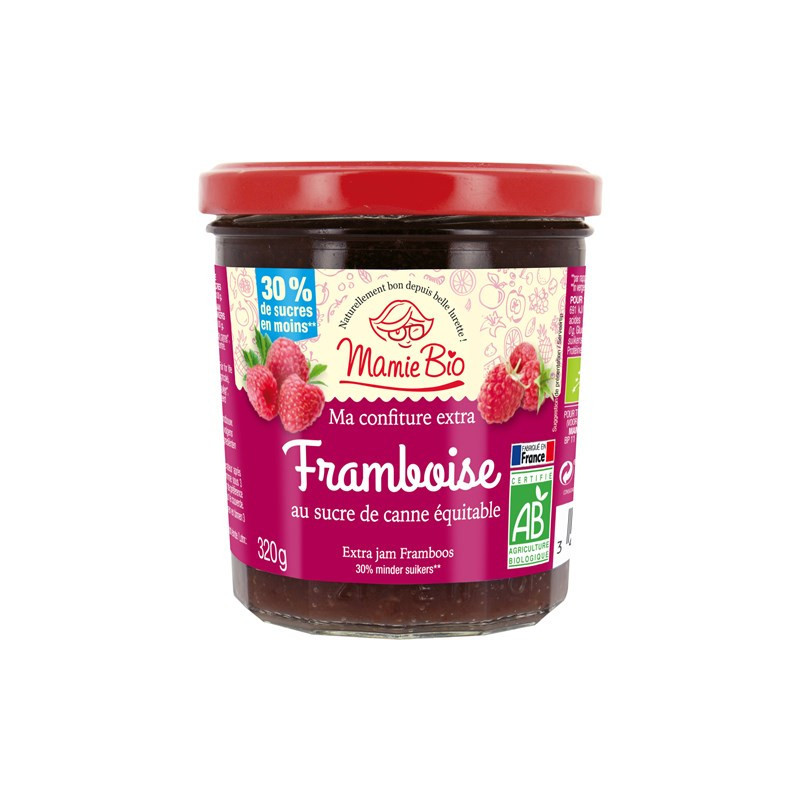 Confiture extra de framboise 320g