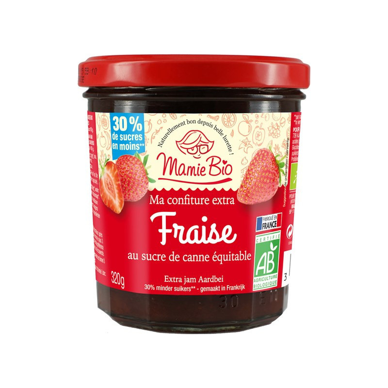 Confiture extra de fraise 320g