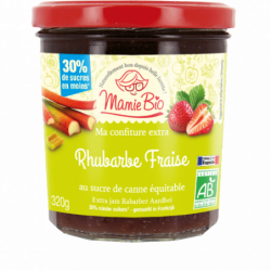 Confiture rhubarbe fraise,...