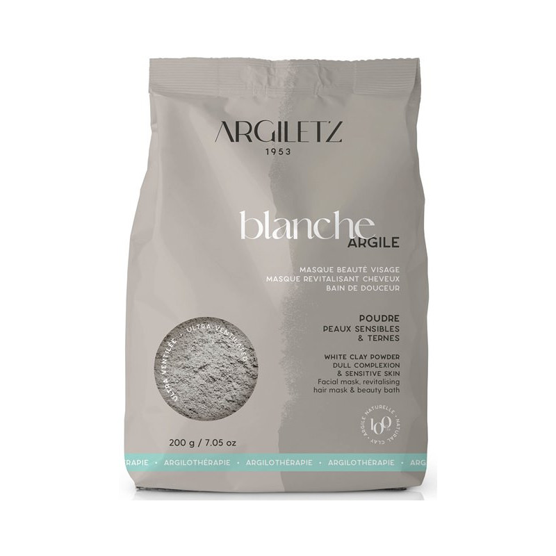 Argile blanche ultra-ventilée poudre 200g