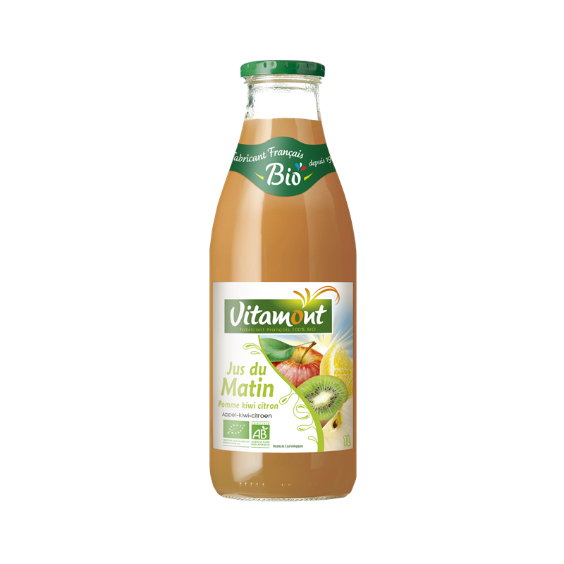 Jus du matin pomme kiwi citron 1l