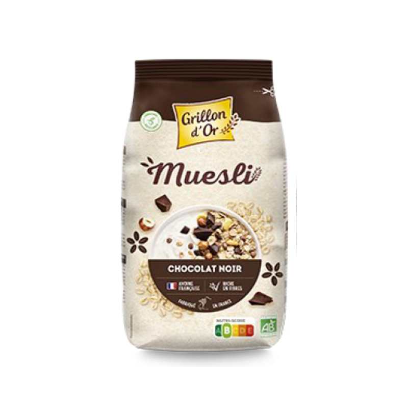 Muesli chocolat noir (chocolat & noisette toastée) 500g
