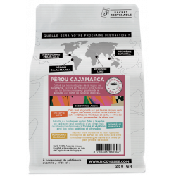 Café arabica moulu grand cru Pérou Cajamarca 250g